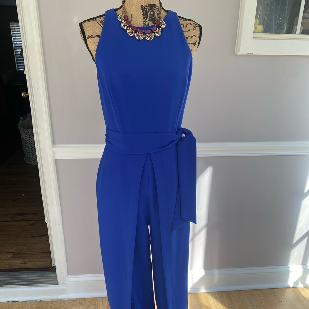 Jumpsuit Tahari blue